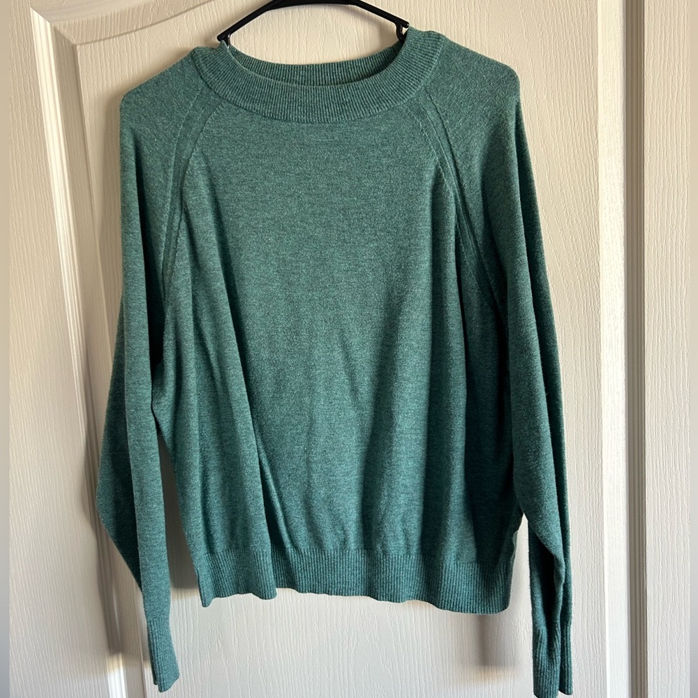 forest green sweater
